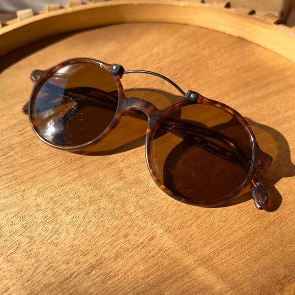 Vintage Authentic Byblos Italian Designer Tortoise Shell Sunglasses - Picture 5 of 10